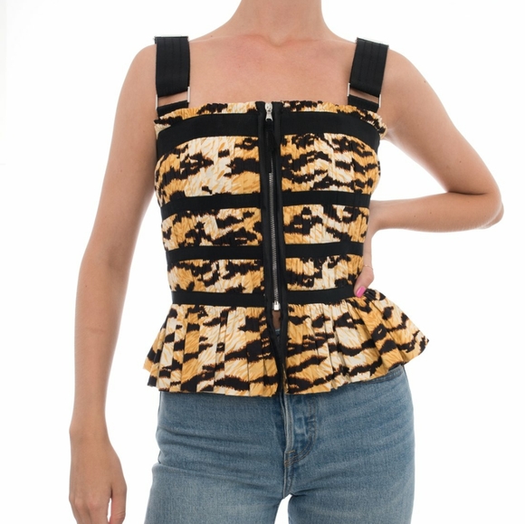 Dolce & Gabbana Tops - D&G Dolce Gabbana Animal Print Corset Top.